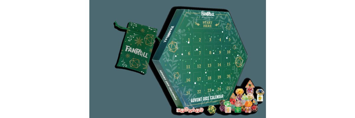 Product presentation: New advent calendars from Fanroll Dice -