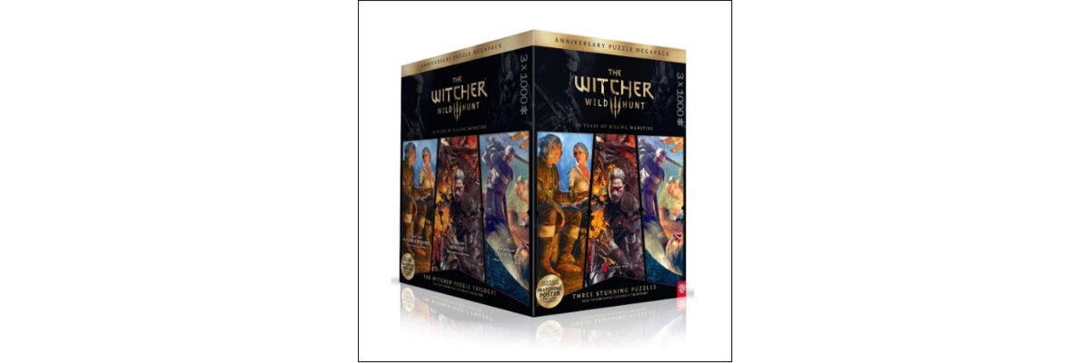 Produktvorstellung: The Witcher 3: Wild Hunt 10 Years of Killing Monsters Puzzle Trilogy [Good Loot] [Good Loot] - 