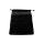 Large Suedecloth Dice Bags (5" Wide × 7" Tall) - Black