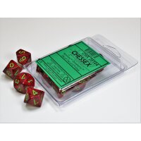 Speckled Polyhedral Ten d10 Set - Strawberry