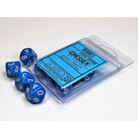 Speckled Polyhedral Ten d10 Set - Water