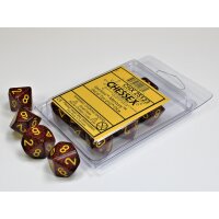 Speckled Polyhedral Ten d10 Set - Mercury