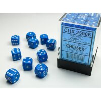 Speckled 12mm d6 with pips (36 Dice Block) - Water