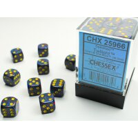 Speckled 12mm d6 with pips (36 Dice Block) - Twilight