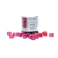 Gemini 12mm d6 with pips (36 Dice Block) - Translucent...