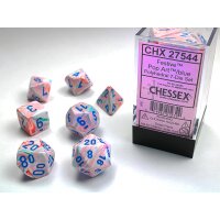 Polyhedral 7-Die Set - Festive Polyhedral Pop Art/blue