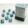 12mm d6 with pips (36 Dice Block) - Lustrous Slate w/white