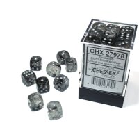 12mm d6 with pips (36 Dice Block) - Borealis 12mm d6...