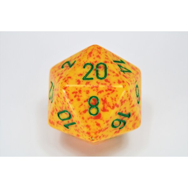 Speckled 34mm 20-Sided Dice - Lotus