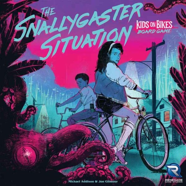 The Snallygaster Situation: Kids on Bikes Board game