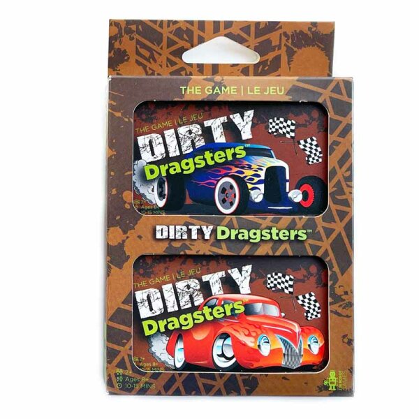 Dirty Dragsters: Blue & Orange Car Decks