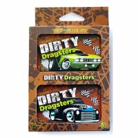 Dirty Dragsters: Green & Black Car Decks