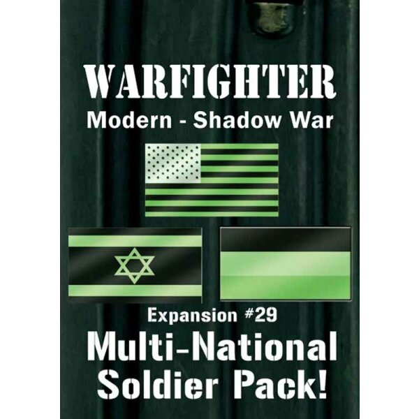 Warfighter Shadow War: Exp 29 Shadow War Multi national soldiers