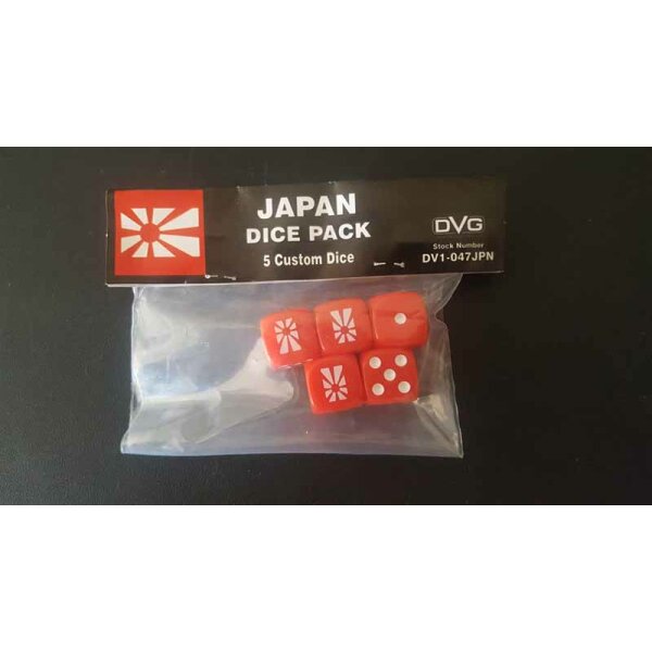 WWII Dice: Japan Six-sided Dice