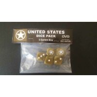 WWII Dice: United States Six-sided Dice