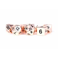 16mm Metal Polyhedral Dice Set: Copper