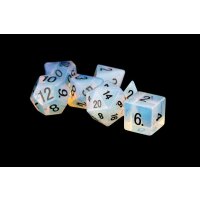 16mm Stone Poly Dice Set: Opalite