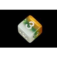 16mm Resin Polyhedral Dice Set: Kiwi