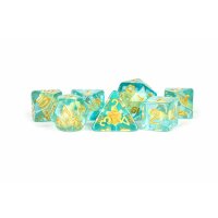 16mm Resin Poly Dice Set: Turtle Dice