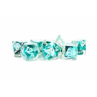 16mm Resin Poly Dice Set: Mermaid Scales