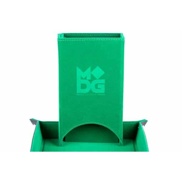 Fold Up Dice Tower: Green