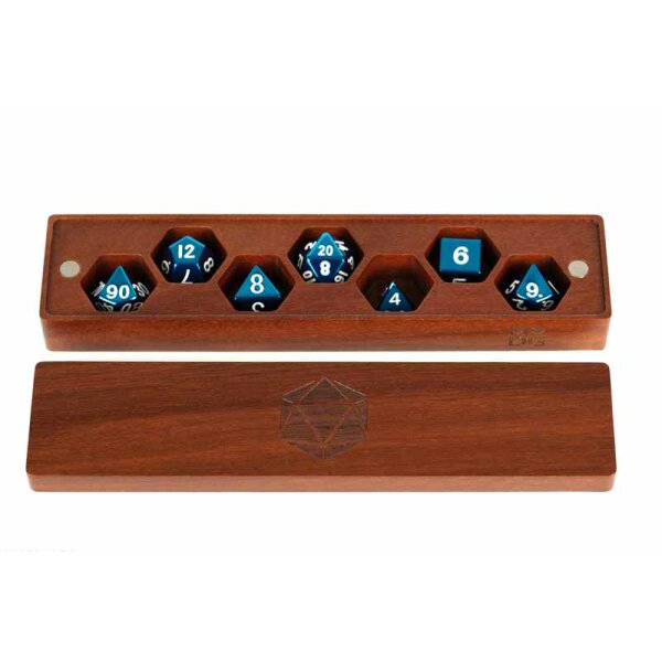 Premium Wood Dice Vault: Purple Heart