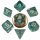 10mm Mini Polyhedral Dice set: Ethereal Light Blue
