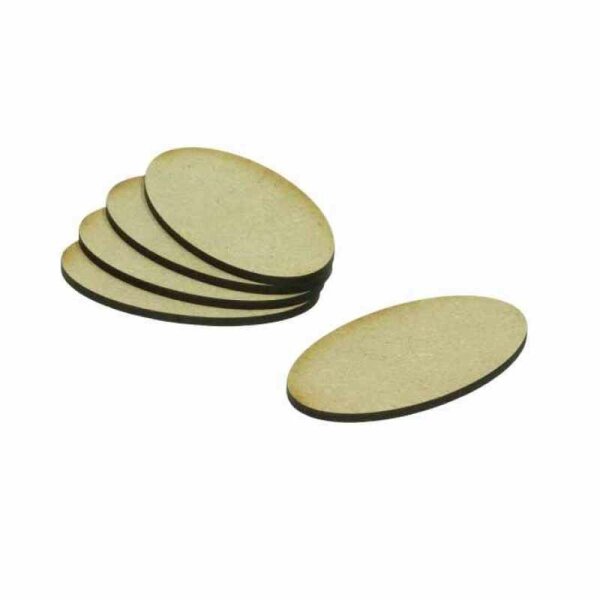 MDF Base Oval 75x42mm (15)