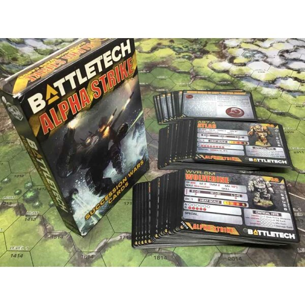 BattleTech AS Succession Wars Cards