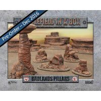 Badlands: Pillars - Mars (x5)Full Painted Terrain