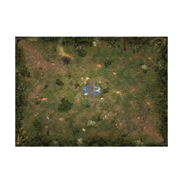 Mage Wars Arena Straywood Forest Playmat