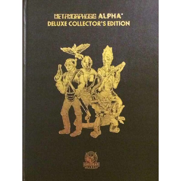 Metamorphosis Alpha: Gold Foil Collectors Ed. (Hardback, Oversize 10"x14", Sci-Fi RPG)