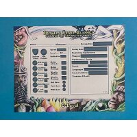 DCC RPG 0-Level Scratch Off Character Sheets (Silver...