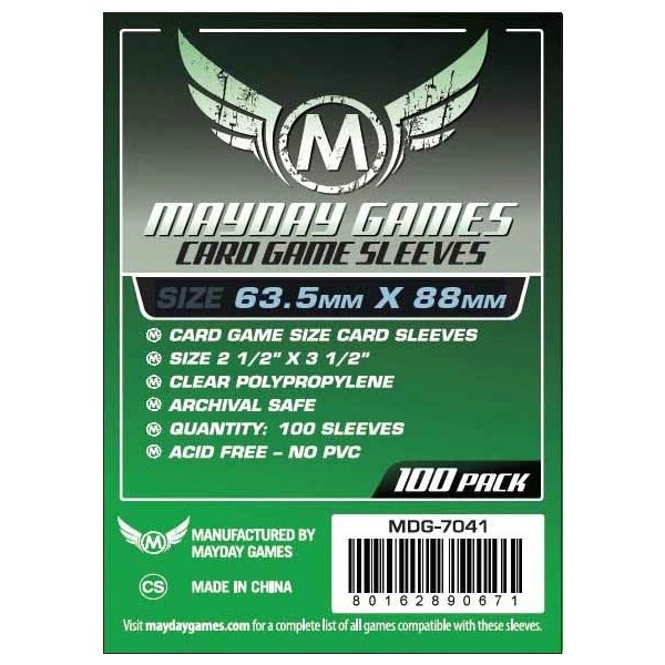 Card Game Card Sleeves (63.5x88mm) - Standard  (100/pack)