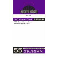 Premium SK Standard European Card Sleeves (59x92mm) - 55/Pack, 100 Microns