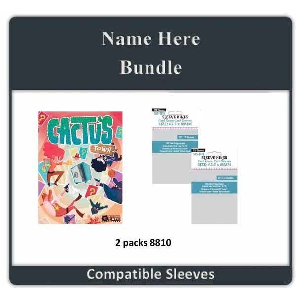 "Cactus Town All-in" Compatible Sleeve Bundle (8810 X 2)