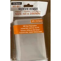 Sleeve Kings Magnum "7 Wonders" Card Sleeves (65x100mm) - 110 Pack, 60 Microns