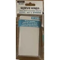 Sleeve Kings "Space Base Compatible" Sleeves (40x89mm) - 110 Pack, 60 Microns