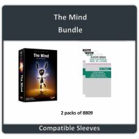 "The Mind" Card Game Compatible Sleeve Bundle (8809 X 2)