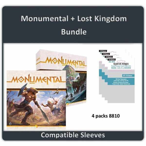 "Monumental + Lost Kingdom Expansion"Compatible Sleeve Bundle (8810 X 4) (337 total cards)