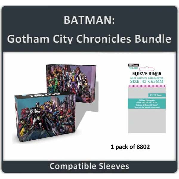 "Batman: Gotham City Chronicles" Compatible Sleeve Bundle (8802 X 1)