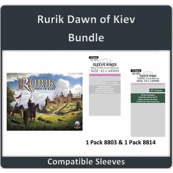 "Rurik: Dawn of Kiev" Compatible Sleeve Bundle (8814 X 1 + 8803 X 1)