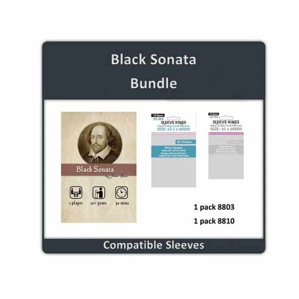 "Black Sonata" Compatible Sleeve Bundle (8810 X 1 + 8803 X 1)