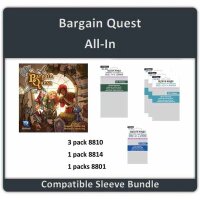 "Bargain Quest All In" Compatible Sleeve Bundle...