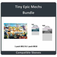 "Tiny Epic Mechs" Compatible Sleeve Bundle...