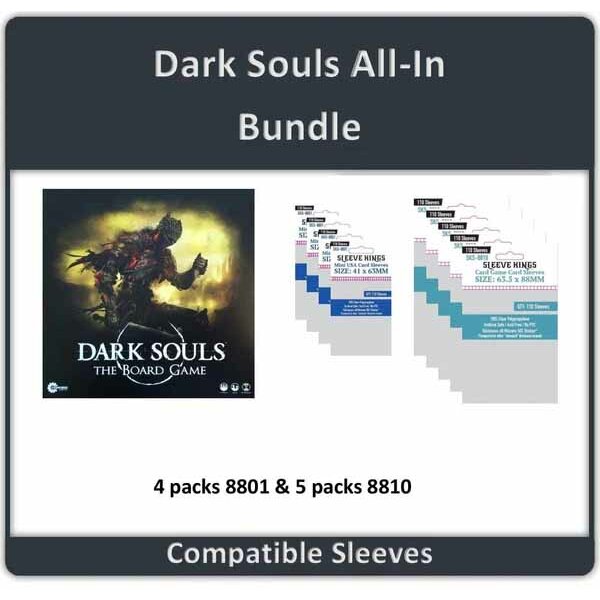 "Dark Souls All IN" Compatible Sleeve Bundle (8801 X 4 + 8810 X 5)