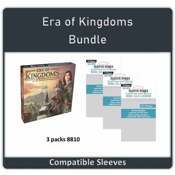 "Era of Kingdoms" Compatible Sleeve Bundle (8810 X 3)