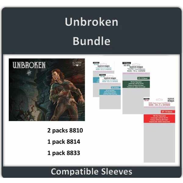 "Unbroken" Compatible Sleeve Bundle (8810 X 2 + 8814 X 1 + 8833 X 1)