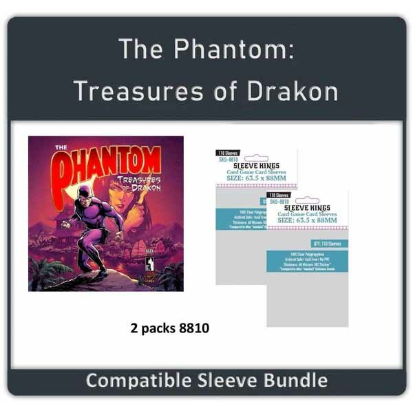 "The Phantom: Treasures of Drakon" Compatible Sleeve Bundle (8810 X 2)