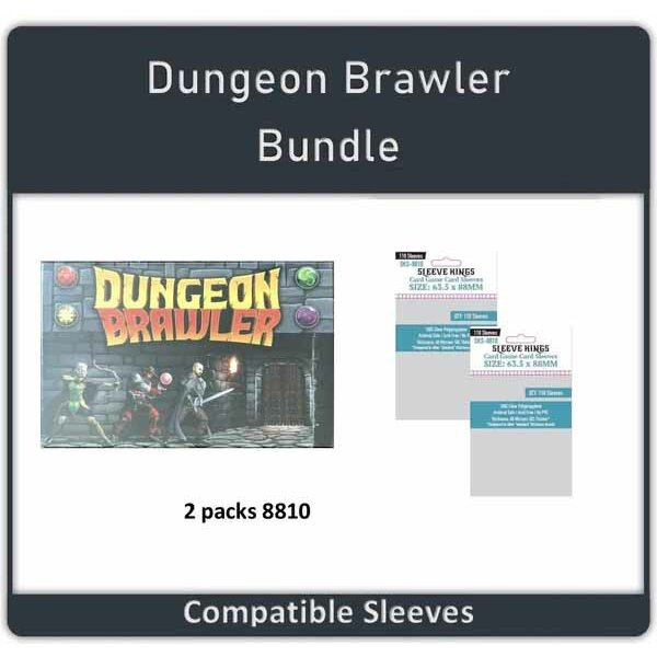 "Dungeon Brawler" Compatible Sleeve Bundle (8810 X 2)